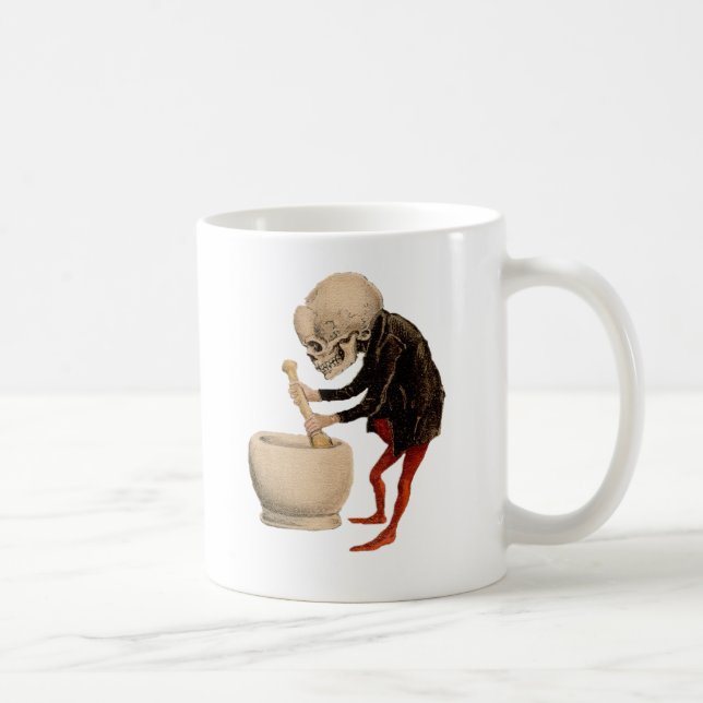 Skelett-Apotheke Tasse (Rechts)
