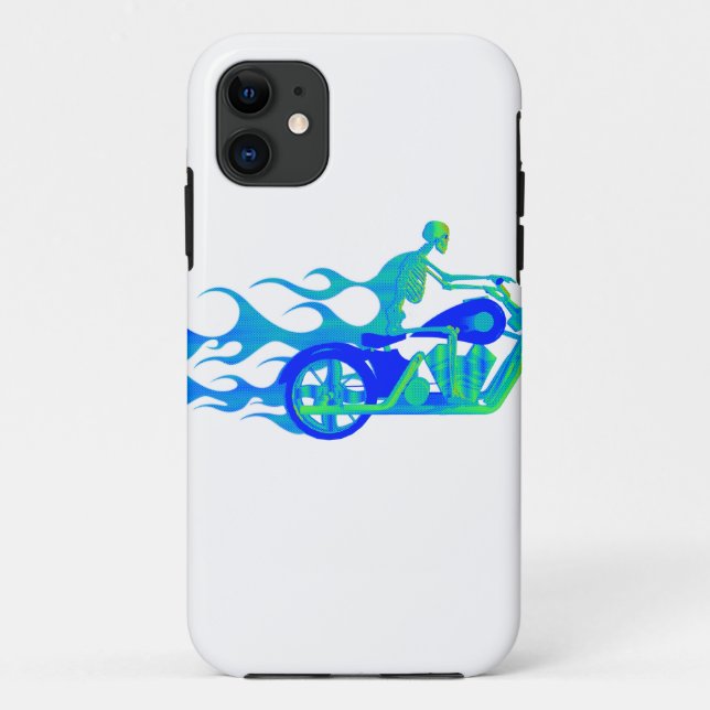 Skelett auf einem Motorrad Case-Mate iPhone Hülle (Rückseite)