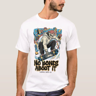 SKELETT AUF SKATEBOARD T-Shirt