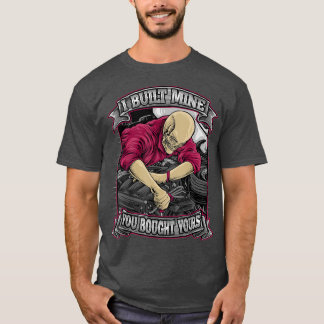 Skelett-Automechaniker. Ich habe meins gebaut, du T-Shirt