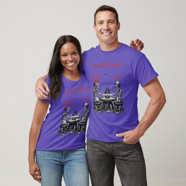 Skelett Beste Freunde Prost T-Shirt (Unisex)