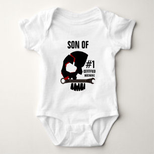 SKELETT BHQ-Mechaniker Baby Strampler
