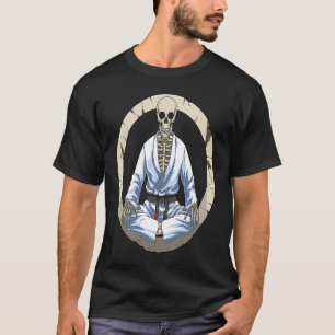 Skelett Brazilian Jiu Jitsu und BJJ T-Shirt