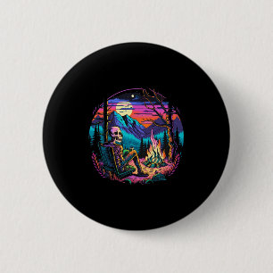 Skelett Camping Halloween Kostüm Knochen Camp Zelt Button