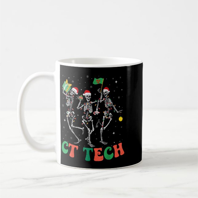 Skelett-CT-Technologe Computed Tomography Technolo Kaffeetasse (Links)