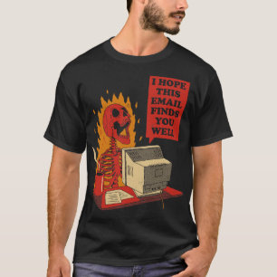 Skelett Du hast Post T-Shirt