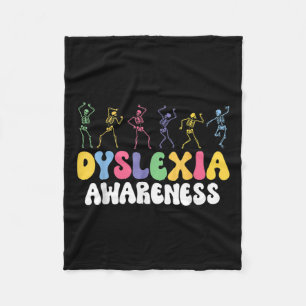 Skelett Dyslexie Bewusstsein Dyslexie Psychische G Fleecedecke