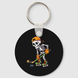 Skelett-Eishockey-Halloween-Kostüm Männer Jungen H Schlüsselanhänger