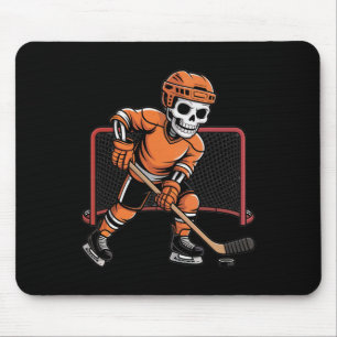 Skelett-Eishockey-Halloween-Kostüm Männer Jungen K Mousepad