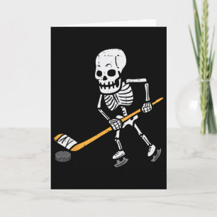 Skelett-Eishockey-Halloween-Kostüm Sport Männer Ju Karte