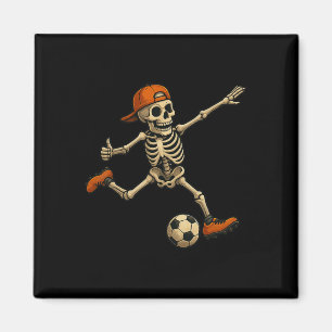 Skelett-Fußball-Halloween-Kostüm für Männer Jungen Magnet