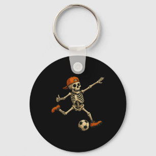 Skelett-Fußball-Halloween-Kostüm für Männer Jungen Schlüsselanhänger