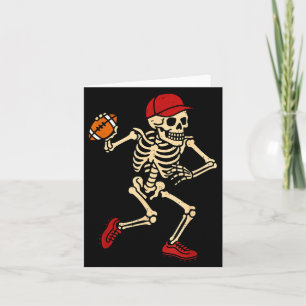 Skelett-Fußball-Halloween-Kostüm Grusel-Sport Karte