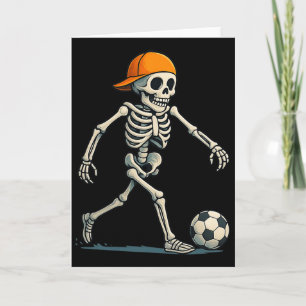 Skelett Fußball Halloween Lazy Kostüm Lustige Männ Karte