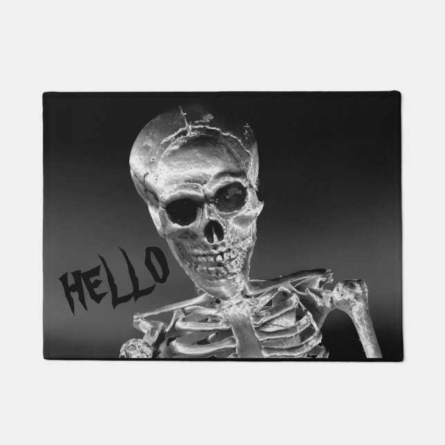 Skelett Fußmatte (Vorderseite)