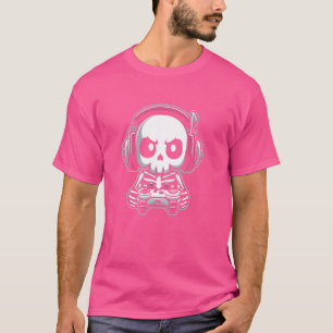 Skelett-Gamer Lustig, ich kann dich nicht hören, i T-Shirt