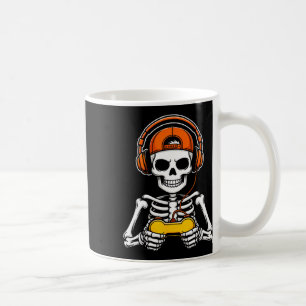 Skelett-Gamer Lustiges Halloween-Gaming-Controller Kaffeetasse