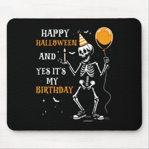 Skelett glückliches Halloween und ja, es ist mein Mousepad