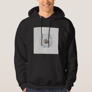 Skelett-Goldfisch-Schale Süß Hoodie