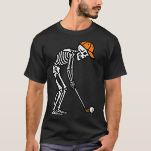 Skelett-Golf-Halloween-Golfer-Kostüm Dad Herren Bo T-Shirt