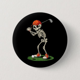 Skelett-Golf-Halloween-Kostüm Lustig Jungen Kleink Button