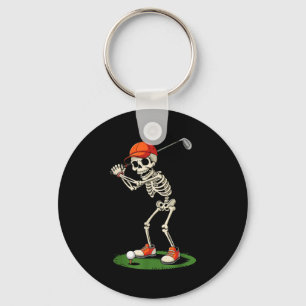 Skelett-Golf-Halloween-Kostüm Lustiges Jungen-Kost Schlüsselanhänger