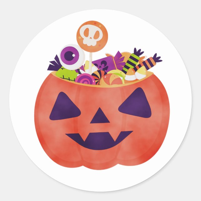 Skelett Goth Style Schwarzer Schädel Runder Aufkleber (Vorderseite)