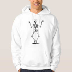 Skelett-Groove Hoodie