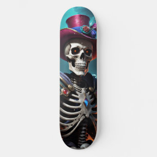 Skelett, Halloween, Cap, Fantasie, Krieger, Schäde Skateboard