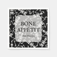 Skelett Halloween-Party Black