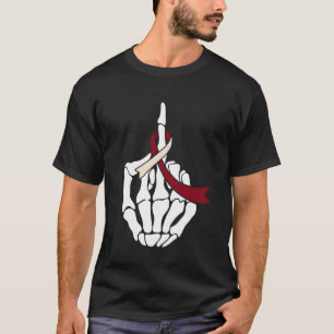 Skelett-Hand-Bewusstseins-Schleifengeste-Bewusstse T-Shirt