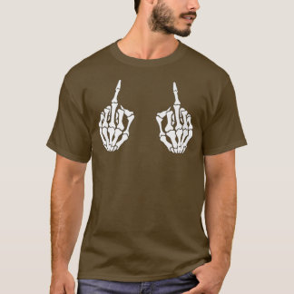Skelett Hand Halloween Frauen Männer Grusel Hallow T-Shirt
