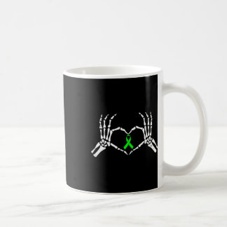 Skelett-Hand-Herz-Psychische-Gesundheitsbewusstsei Kaffeetasse