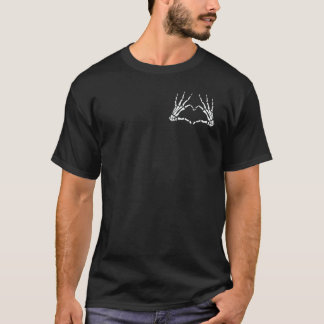 Skelett-Hand-Herz-Zeichen 5 T-Shirt