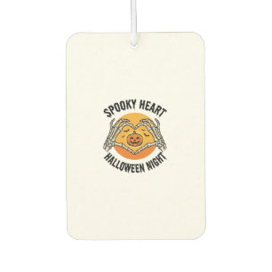 Skelett Herz Halloween Vintage Hände Design_1 Autolufterfrischer