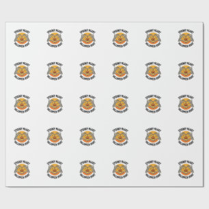 Skelett Herz Halloween Vintage Hände Design_1 Geschenkpapier