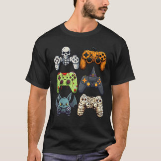 Skelett Hexe Zombie Mumie  T-Shirt