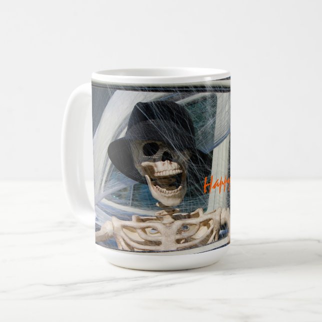Skelett Kaffeetasse (Vorderseite Links)