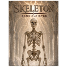 Skelett-Knochen-Kreuzgang Dark Cinema