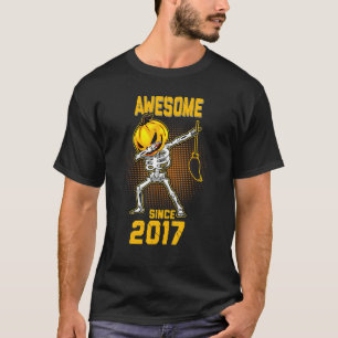Skelett-Kürbis Dabbing Erstaunlich seit Halloween T-Shirt