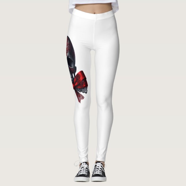 Skelett Leggings (Vorderseite)