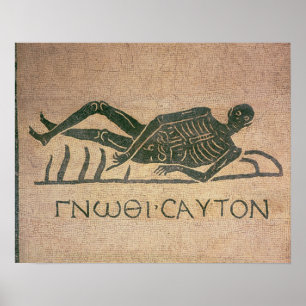 Skelett mit dem Titel 'Know Poster