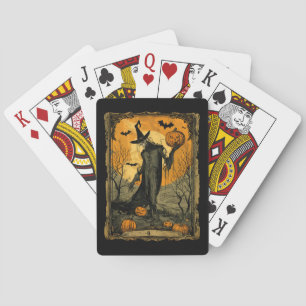 Skelett mit der Tarot-Karte von Evil Pumpkin Spielkarten