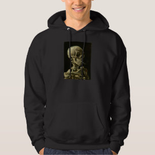 Skelett mit ZigaretteHoodie 1886 für Männer Hoodie