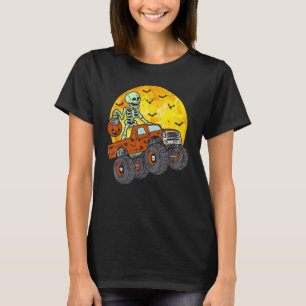 Skelett-Monster-Truck-Mond-Süßigkeiten-Kleinkind-J T-Shirt