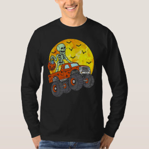 Skelett-Monster-Truck-Mond-Süßigkeiten-Toddler-Jun T-Shirt