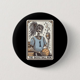 Skelett Mutter Tarotkarte Skelett Halloween Hexen Button