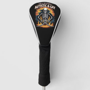 Skelett Nicht Cool Und Geheimnisvoll Autistischer  Golf Headcover