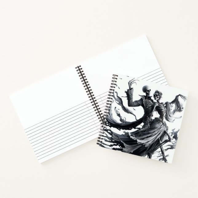 Skelett Notizbuch (Innenseite)