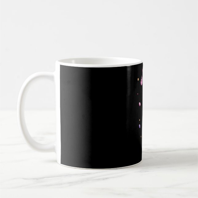 Skelett-Oster-Tanz Kaffeetasse (Links)